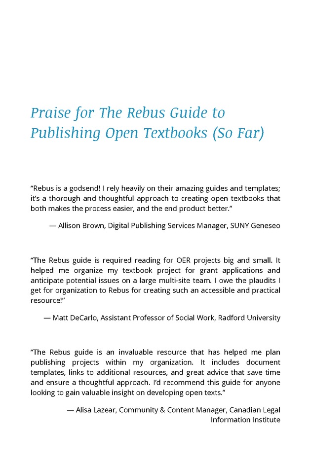 The Rebus Guide to Publishing Open Textbooks (So Far) - New Page