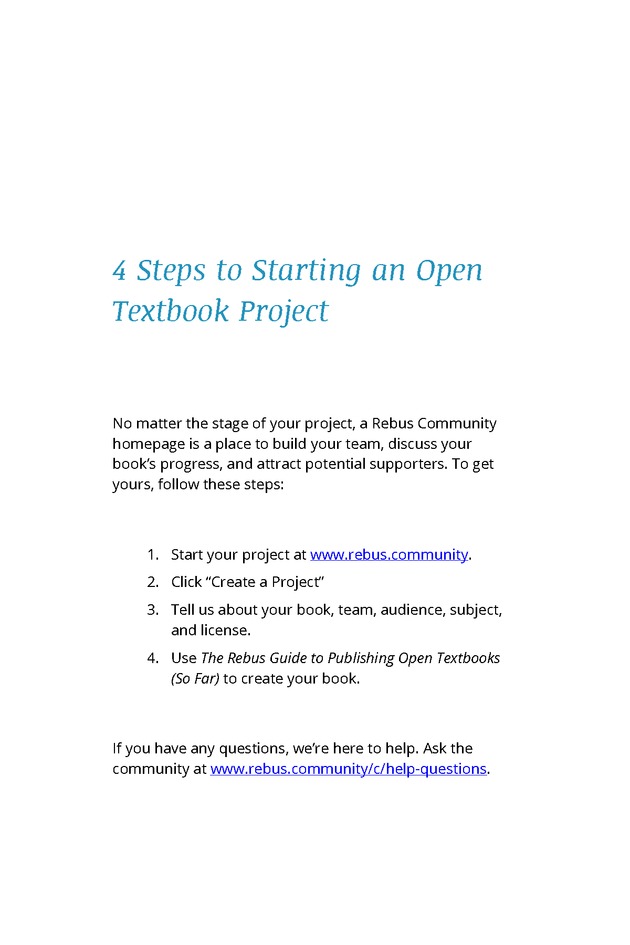The Rebus Guide to Publishing Open Textbooks (So Far) - New Page