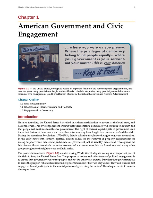 American Government - Page 1