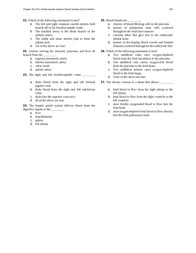 Anatomy & Physiology - 