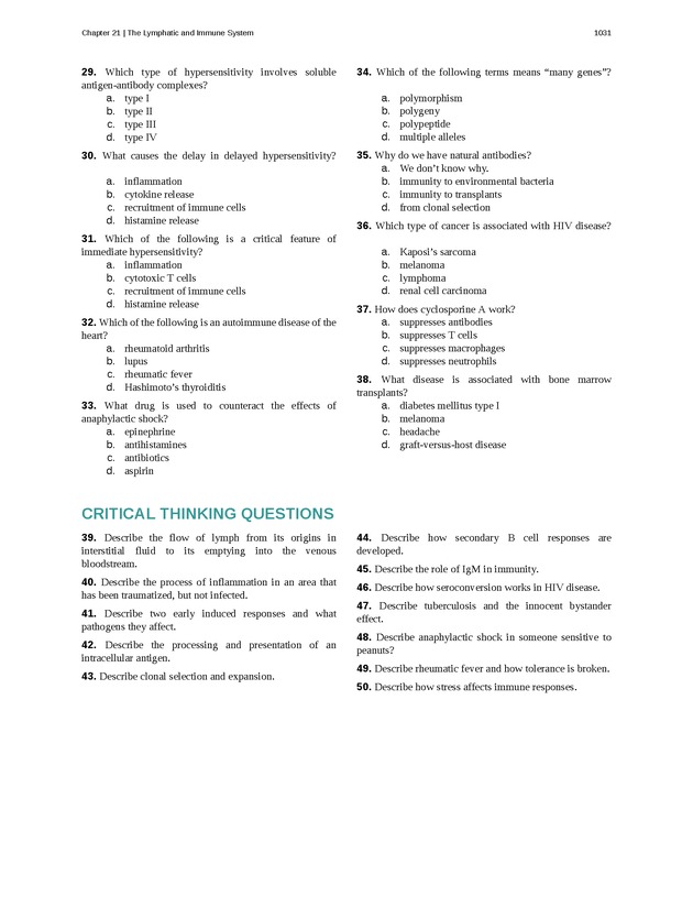 Anatomy & Physiology - 
