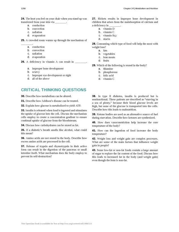 Anatomy & Physiology - 