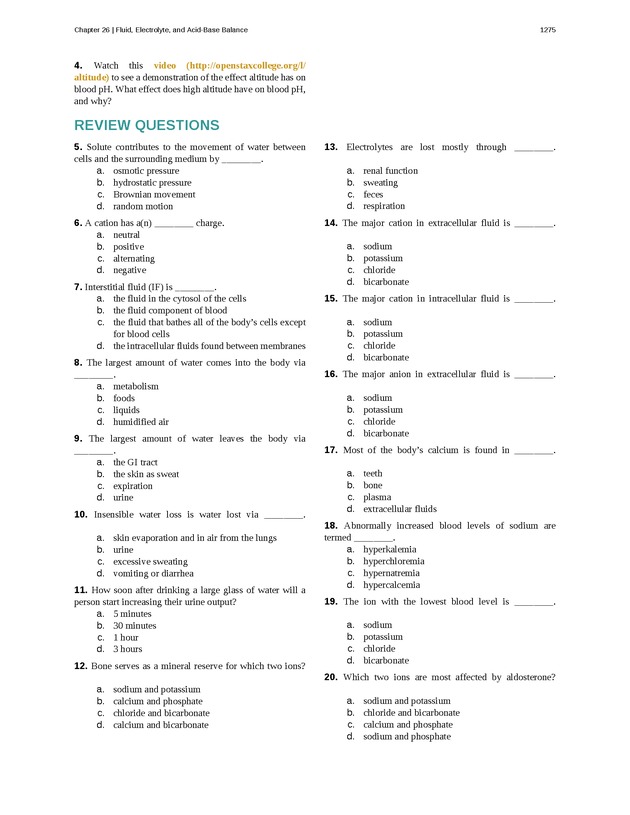 Anatomy & Physiology - 