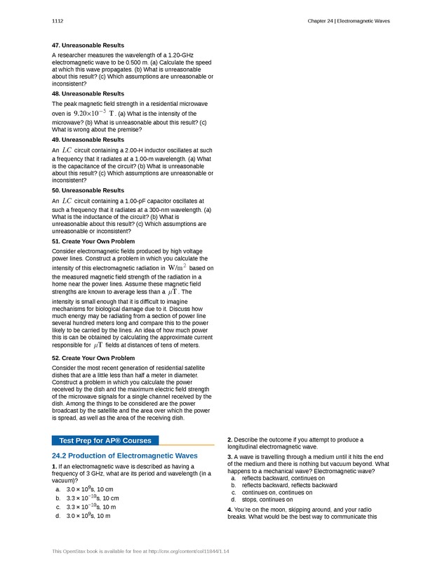 College Physics (AP Courses) - Page 1106
