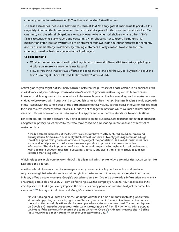 Business Ethics - Page 321