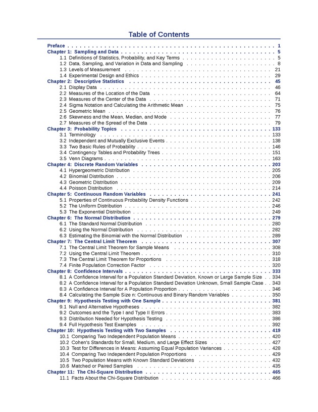 Business Statistics - Front Matter 7