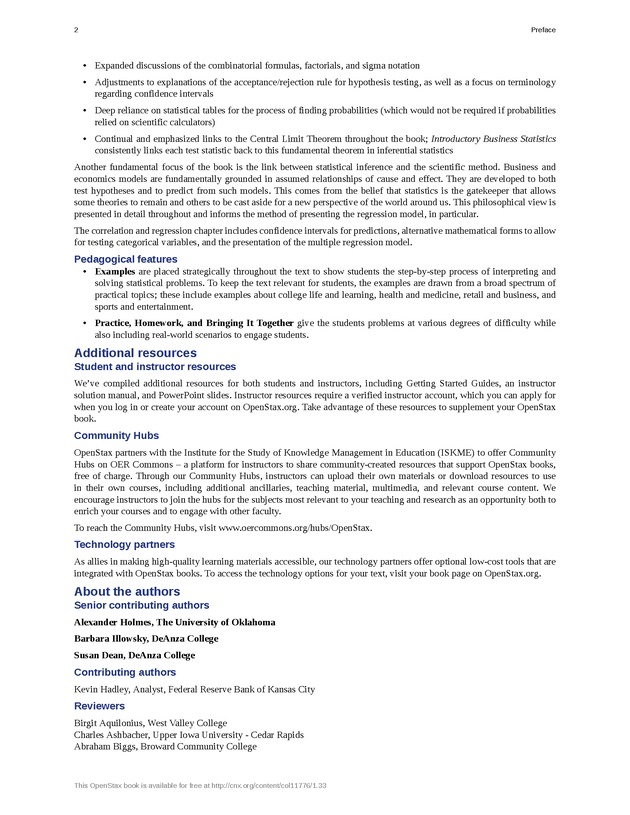 Business Statistics - Front Matter 10