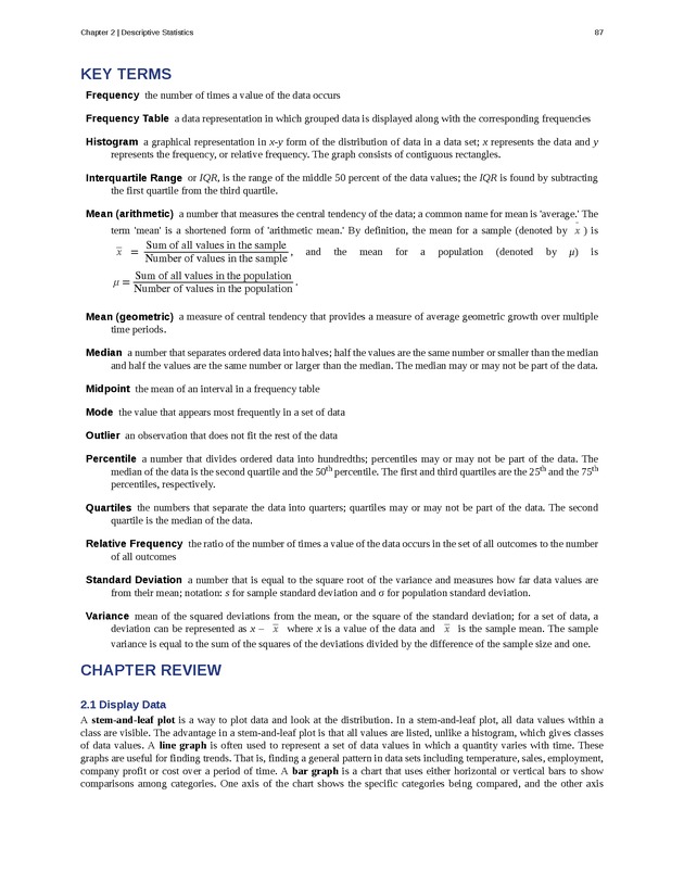 Business Statistics - Page 83
