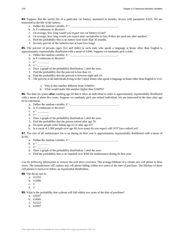 Business Statistics - Page 266