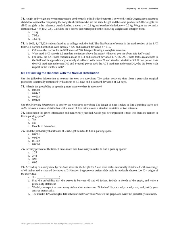 Business Statistics - Page 294