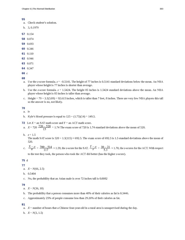 Business Statistics - Page 299