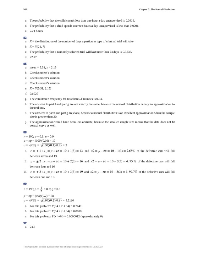 Business Statistics - Page 300