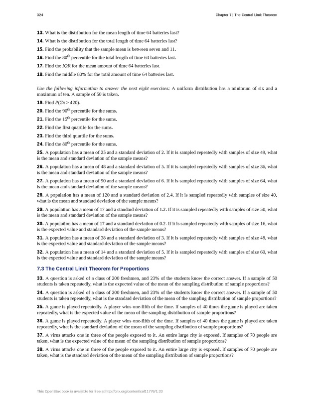 Business Statistics - Page 320