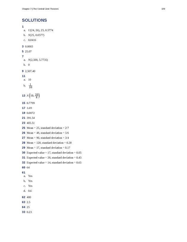 Business Statistics - Page 325