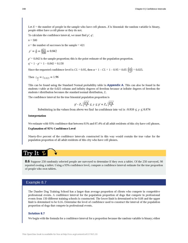 Business Statistics - Page 344