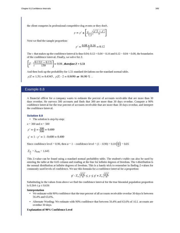 Business Statistics - Page 345
