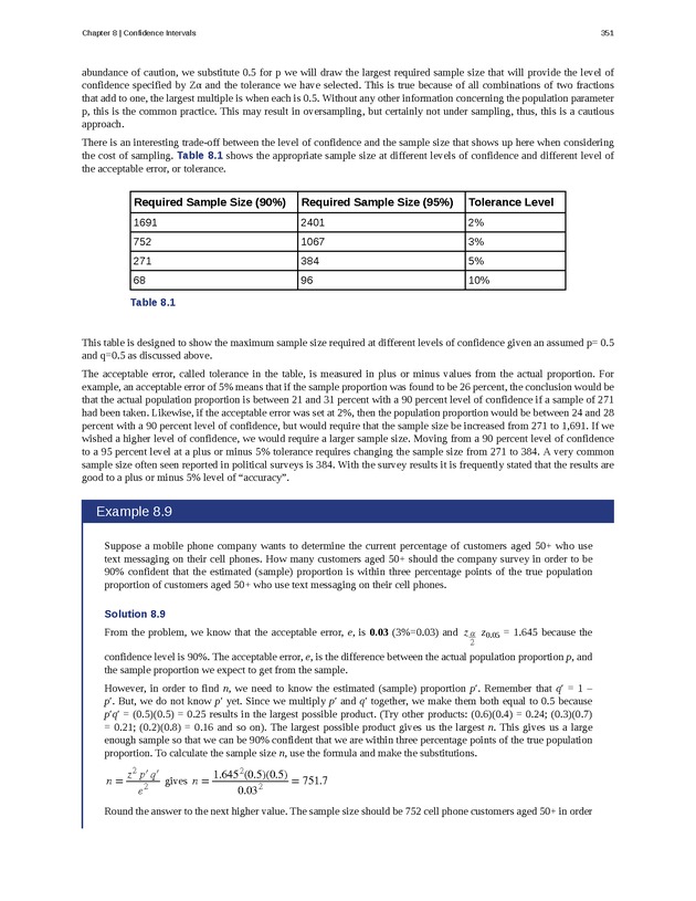 Business Statistics - Page 347