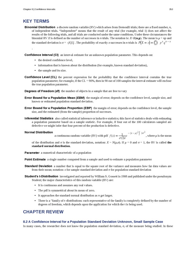 Business Statistics - Page 349