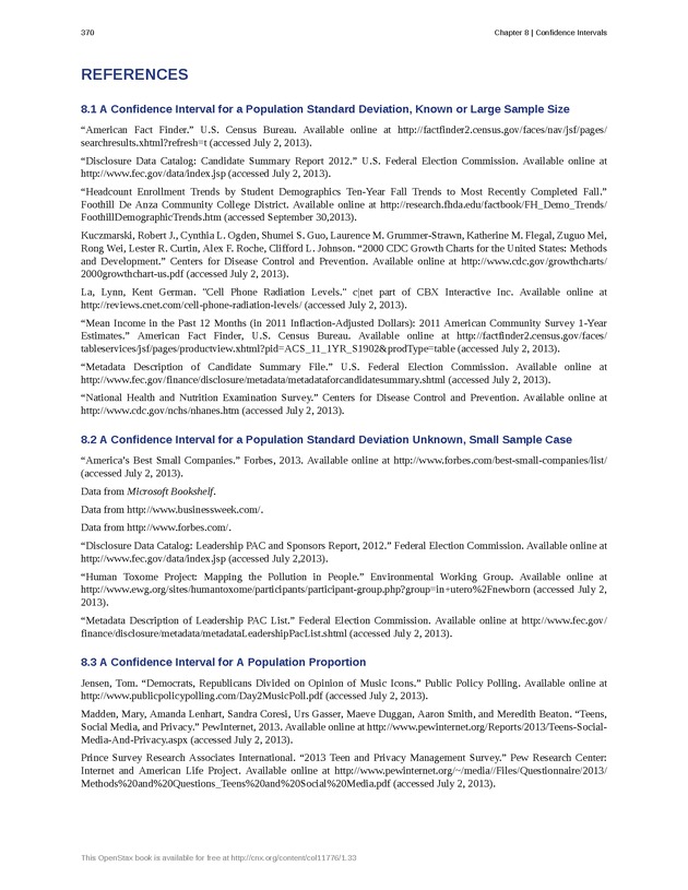 Business Statistics - Page 366