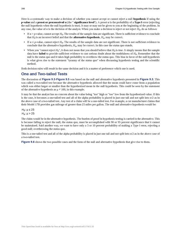 Business Statistics - Page 386