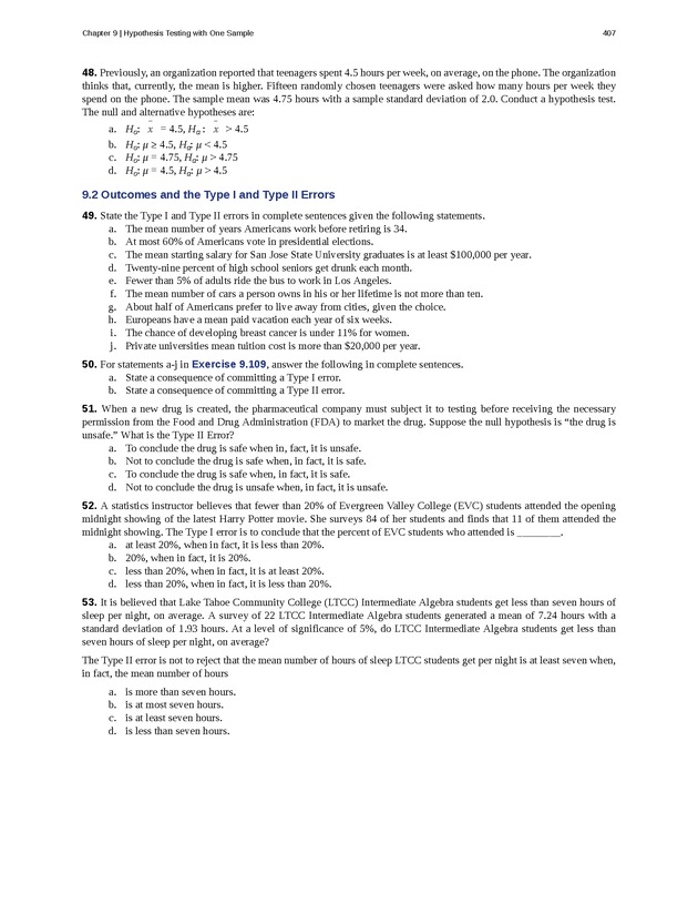 Business Statistics - Page 403