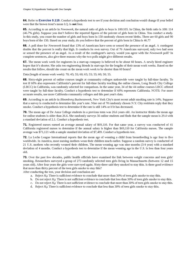 Business Statistics - Page 405