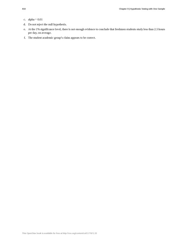 Business Statistics - Page 414