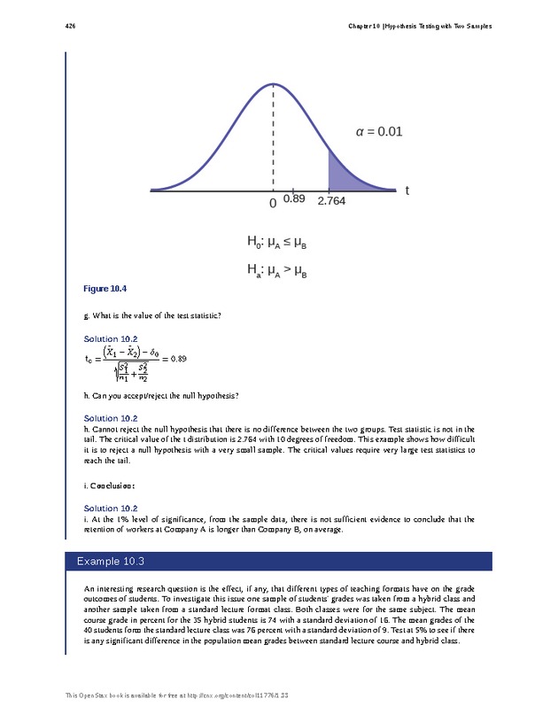 Business Statistics - Page 422