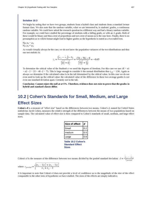 Business Statistics - Page 423