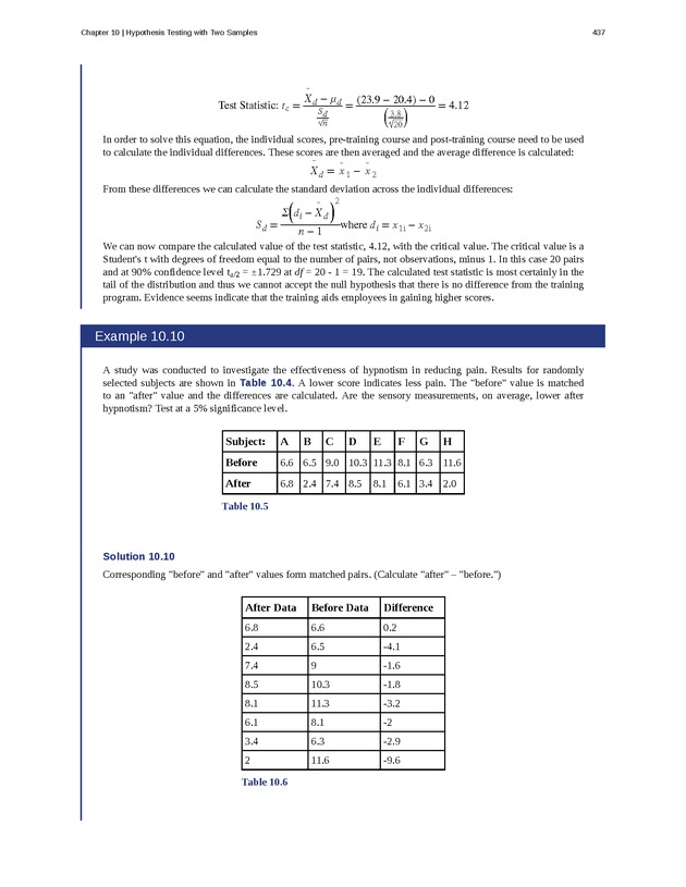 Business Statistics - Page 433