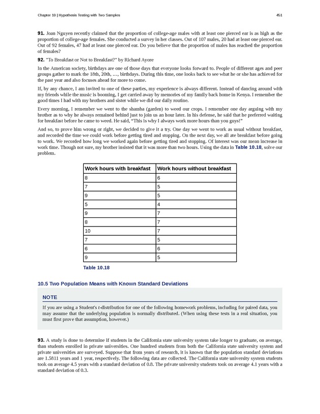 Business Statistics - Page 447