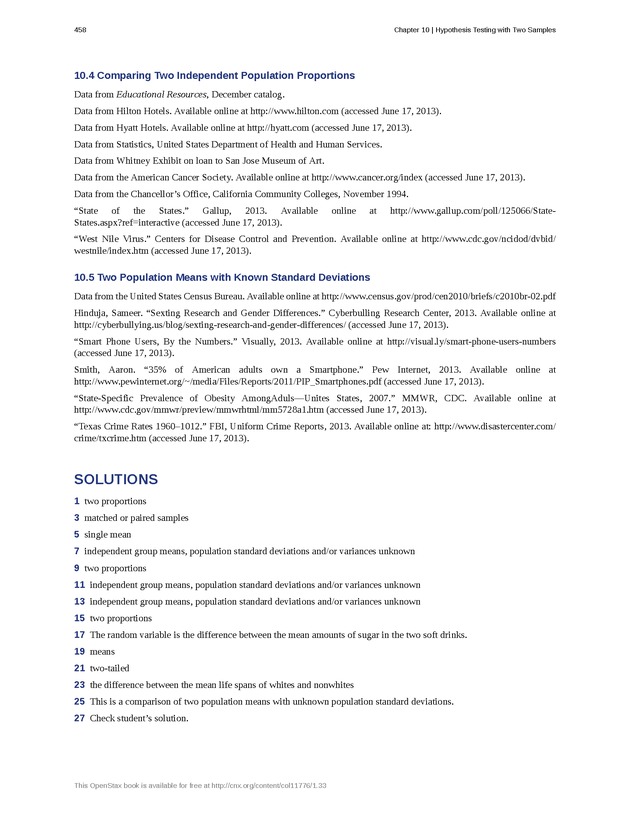 Business Statistics - Page 454
