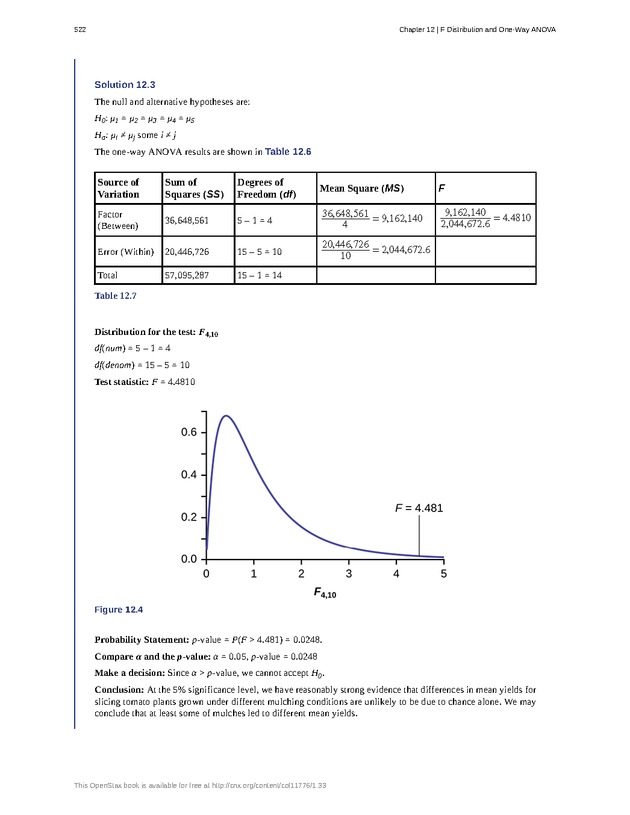 Business Statistics - Page 518