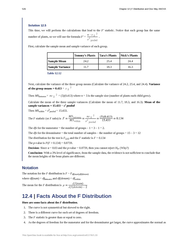 Business Statistics - Page 522