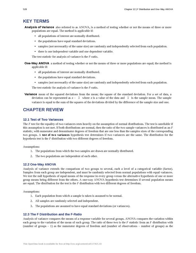 Business Statistics - Page 524