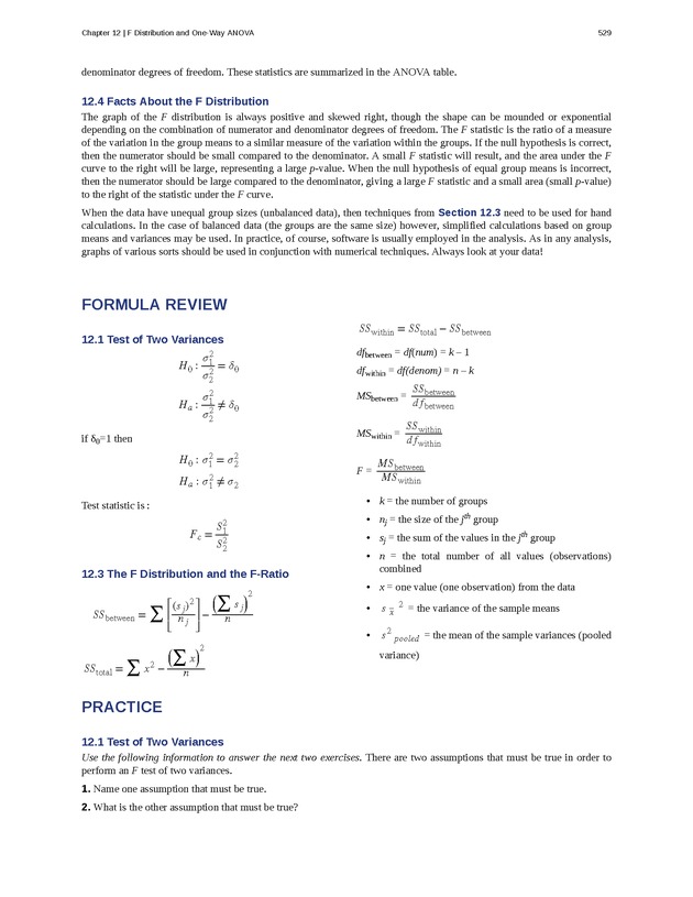 Business Statistics - Page 525