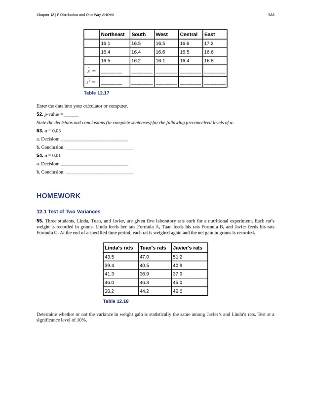 Business Statistics - Page 529