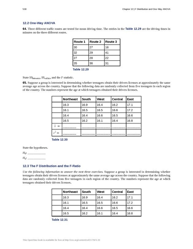 Business Statistics - Page 534