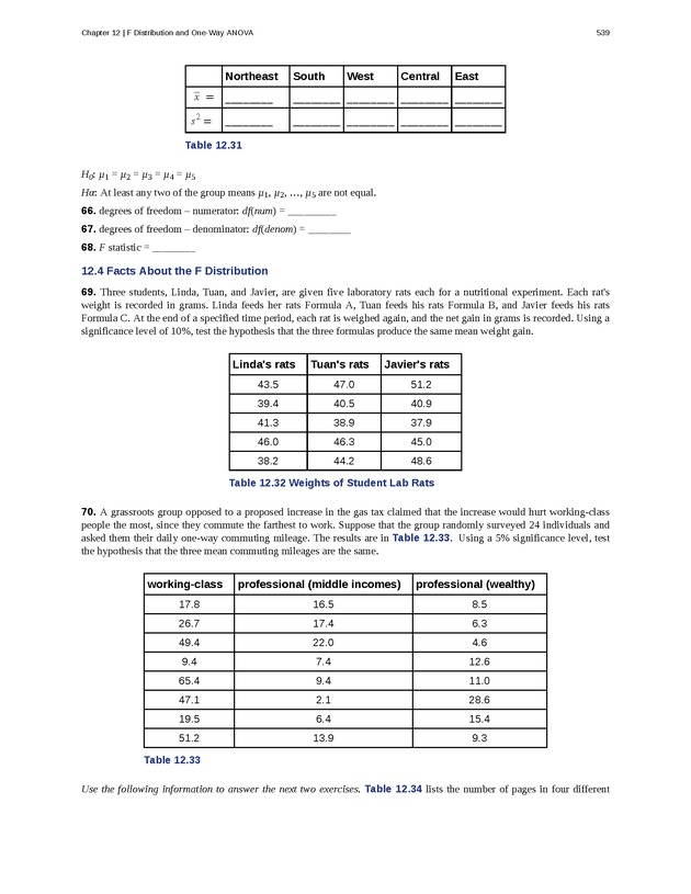 Business Statistics - Page 535