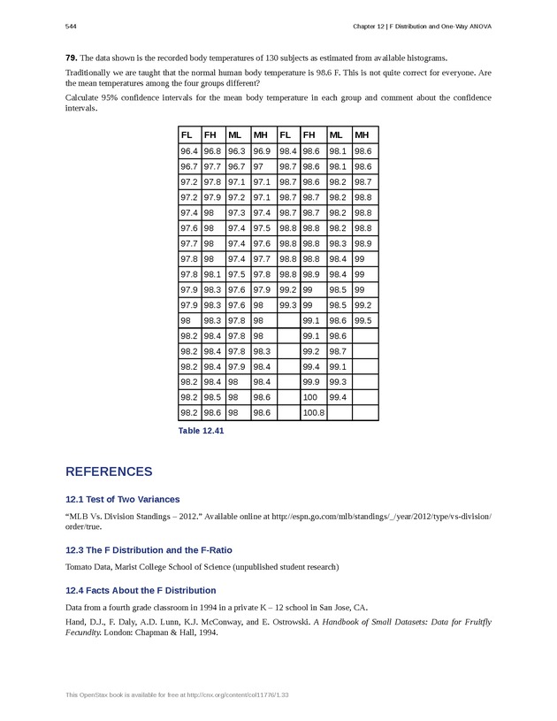 Business Statistics - Page 540