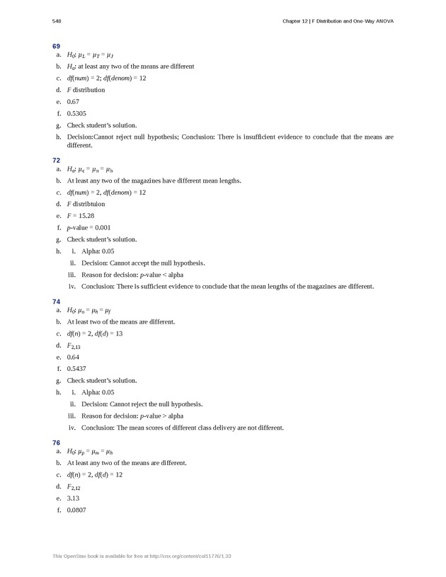 Business Statistics - Page 544