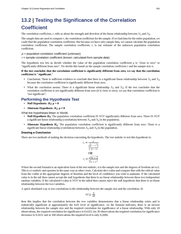 Business Statistics - Page 551