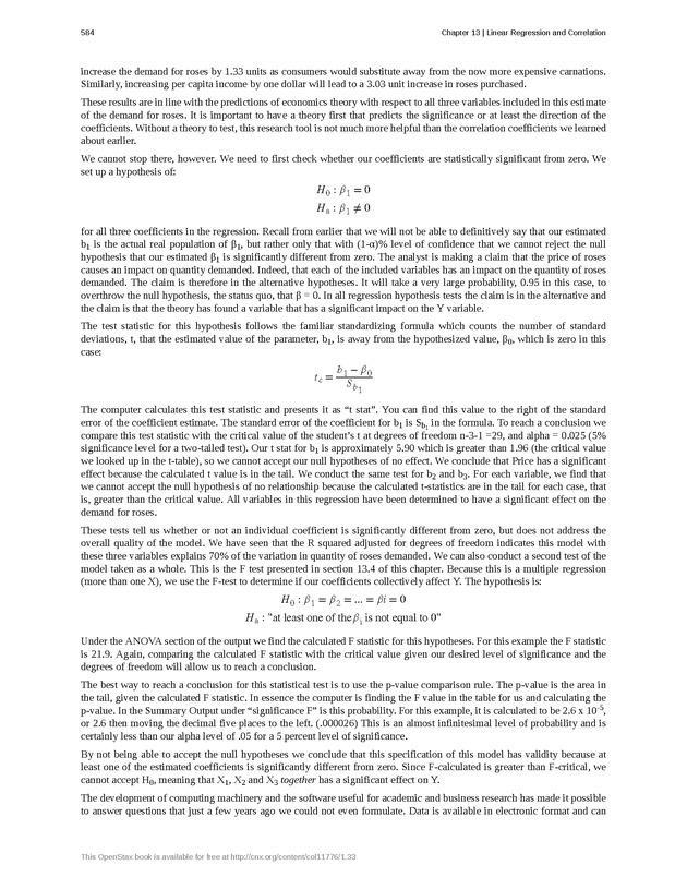 Business Statistics - Page 580