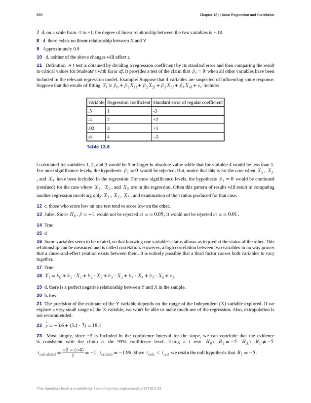 Business Statistics - Page 588