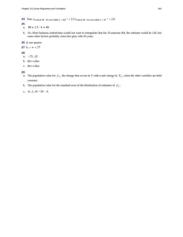 Business Statistics - Page 589