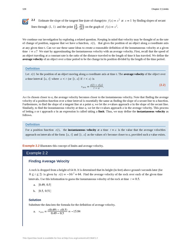 Calculus Volume 1 - Page 122