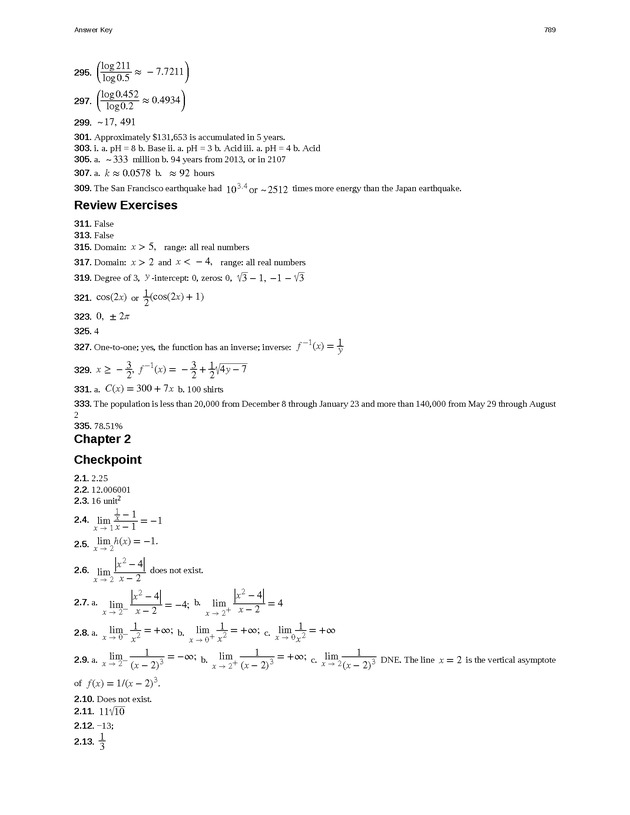 Calculus Volume 1 - Page 783