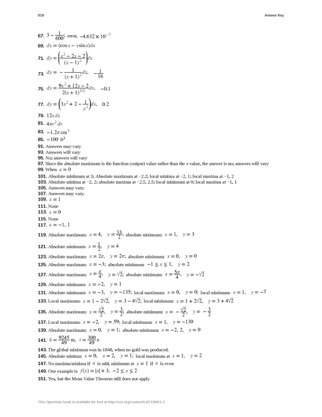 Calculus Volume 1 - Page 812