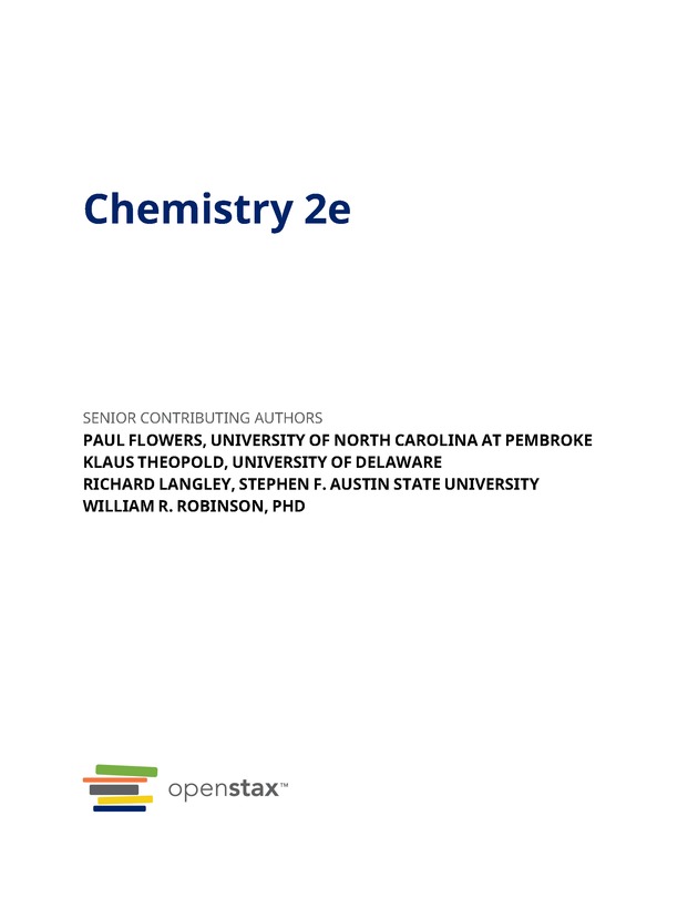 Chemistry - Front Matter 3