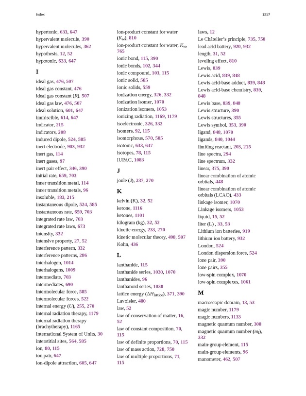 Chemistry - New Page
